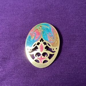 Vintage Enamelled Brooch